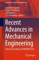 Book cover of: Recent Advances in Mechanical Engineering. By: Sasmeeta Tripathy