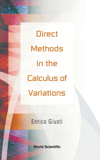 Book cover of: Direct Methods In The Calculus Of Variations