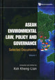 Book cover of: Asean Environmental Law, Policy And Governance: Selected Documents (Volume I)