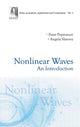 Book cover of: Nonlinear Waves: An Introduction. By: Peter R. Popivanov