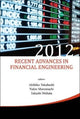 Book cover of: Recent Advances In Financial Engineering 2012. By: Japan) International Workshop on Finance (2012 Tokyo