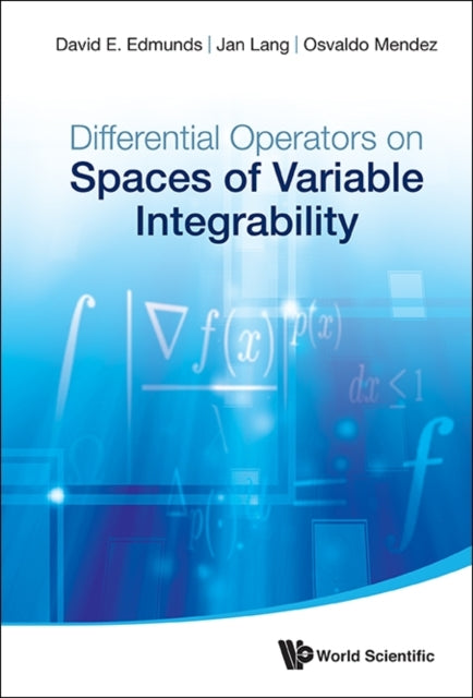 Book cover of: Differential Operators On Spaces Of Variable Integrability