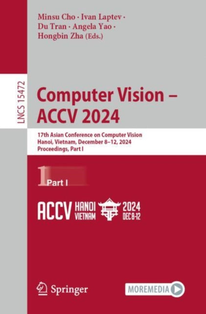 Book cover of: Computer Vision – ACCV 2024