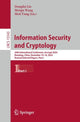 Book cover of: Information Security and Cryptology