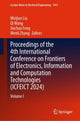 Book cover of: Proceedings of the 4th International Conference on Frontiers of Electronics, Information and Computation Technologies (ICFEICT 2024)