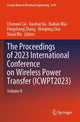 Book cover of: Proceedings of 2023 International Conference on Wireless Power Transfer (ICWPT2023)
