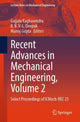 Book cover of: Recent Advances in Mechanical Engineering, Volume 2. By: Gujjala Raghavendra