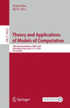 Book cover of: Theory and Applications of Models of Computation. By: Xujin Chen