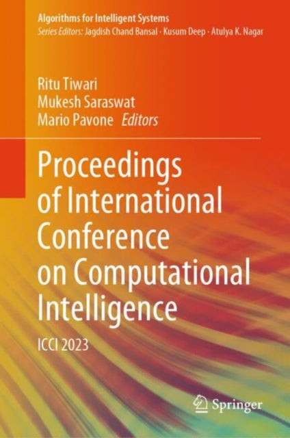 Book cover of: Proceedings of International Conference on Computational Intelligence. By: Ritu Tiwari