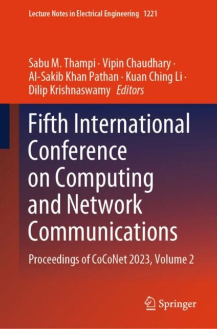 Book cover of: Fifth International Conference on Computing and Network Communications. By: Sabu M Thampi