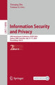 Book cover of: Information Security and Privacy. By: Willy Susilo