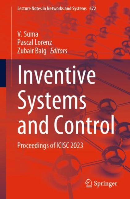 Book cover of: Inventive Systems and Control. By: V. Suma