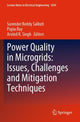 Book cover of: Power Quality in Microgrids: Issues, Challenges and Mitigation Techniques. By: Surender Reddy Salkuti