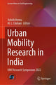Book cover of: Urban Mobility Research in India. By: Ashish Verma