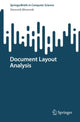 Book cover of: Document Layout Analysis. By: Showmik Bhowmik