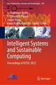 Book cover of: Intelligent Systems and Sustainable Computing. By: V. Sivakumar Reddy