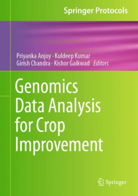 Book cover of: Genomics Data Analysis for Crop Improvement. By: Priyanka Anjoy