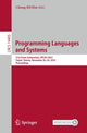 Book cover of: Programming Languages and Systems. By: Chung-Kil Hur