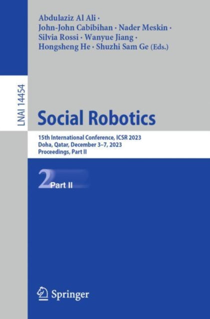 Book cover of: Social Robotics. By: Abdulaziz A. Ali