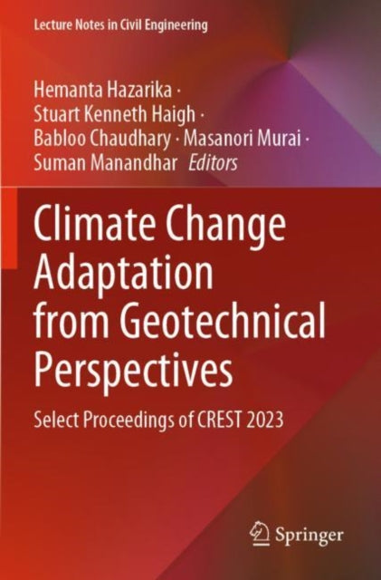 Book cover of: Climate Change Adaptation from Geotechnical Perspectives