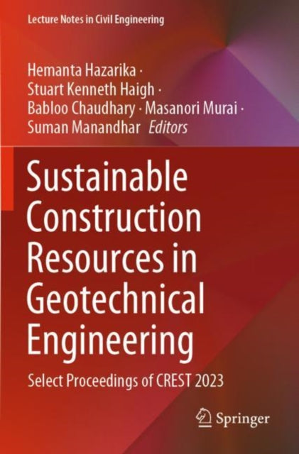 Book cover of: Sustainable Construction Resources in Geotechnical Engineering