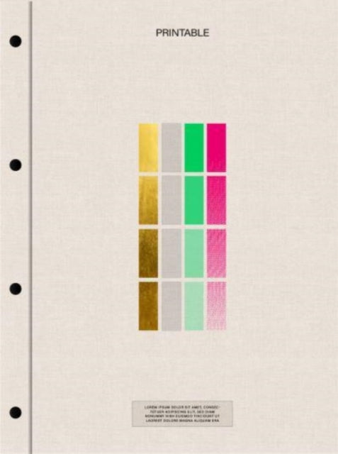 Book cover of: PRINTABLE. By: Victionary