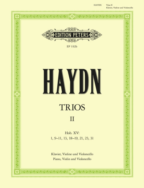 Book cover of: Piano Trios, complete Vol.2