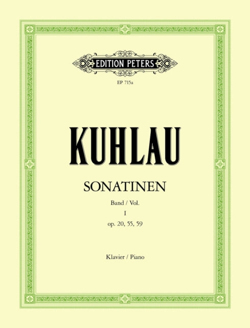 Book cover of: Sonatinas for Piano Vol. 1