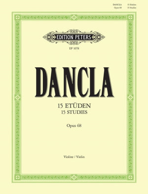15 Studies Op.68 for Violin with 2nd Violin Accompaniment