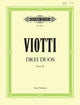 Book cover of: 3 Duets for Violin, Op. 29