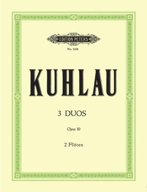 3 Duos for 2 Flutes Op. 10