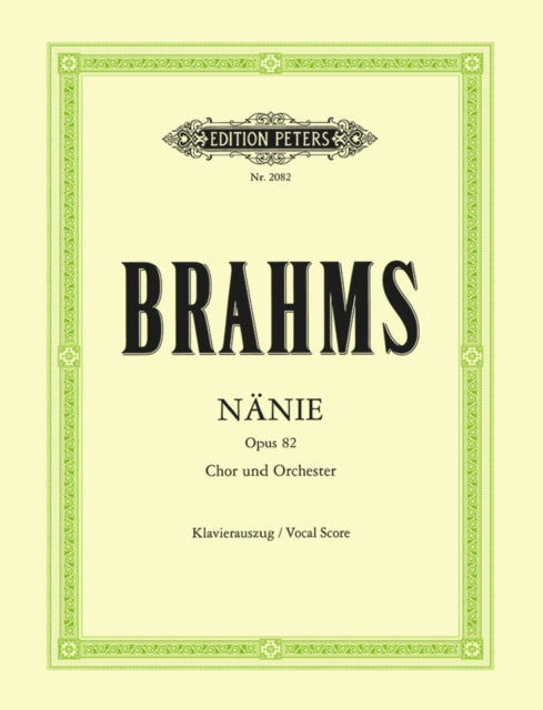 Book cover of: Nanie Op.82