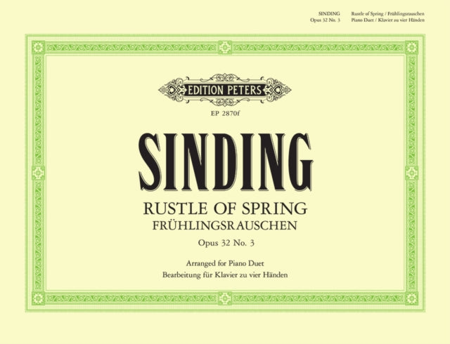 Book cover of: Rustle of Spring Op.32 No. 3