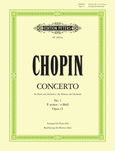 Book cover of: Concerto No. 1 in E minor Op.11