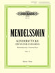 Book cover of: 6 Children's Pieces Op.72