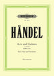 Book cover of: Acis and Galatea