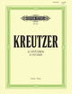 Book cover of: 42 Etudes (Caprices) for Violin