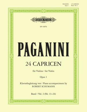 24 Caprices with Piano accompaniment, Vol.2