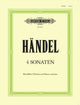 Book cover of: 4 Sonatas