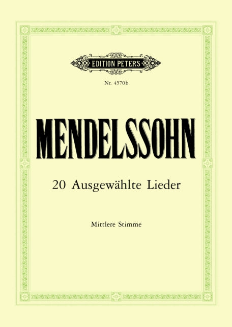 Book cover of: 20 Selected Songs