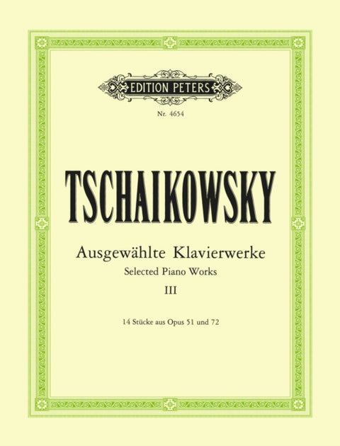 Selected Piano Works Vol.3