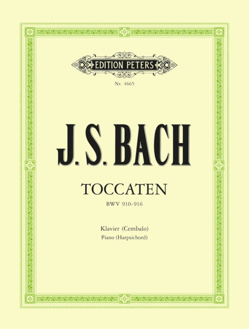 Book cover of: Toccatas BWV 910-916