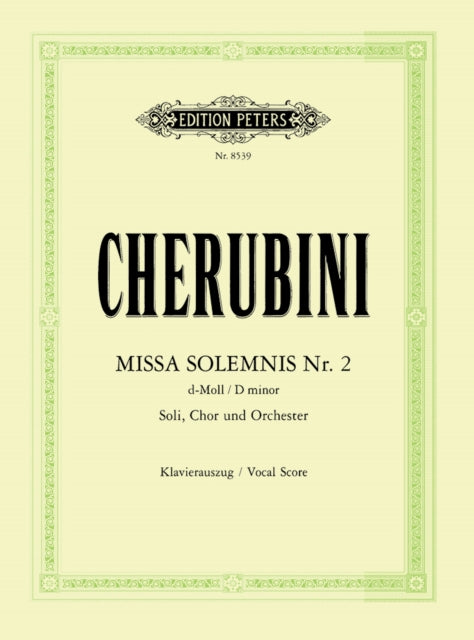 Missa Solemnis in D Minor (Vocal Score)