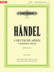 Book cover of: 9 German Arias HWV 202-210