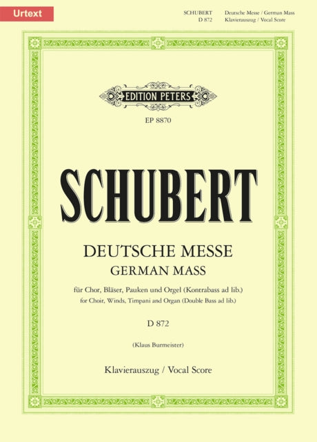 German Mass/Deutsche Messe D872