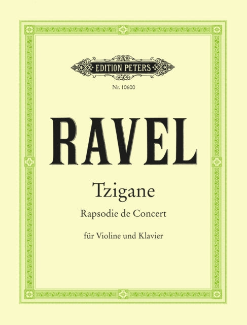 Book cover of: Tzigane