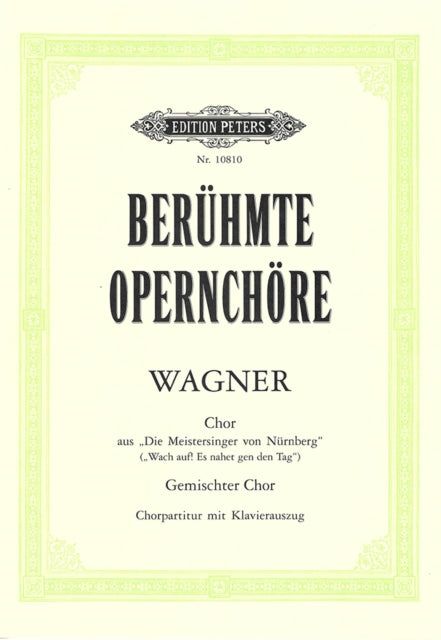 Book cover of: Wach auf! Es nehet gen den Tag from Die Meistersinger von Nurnberg