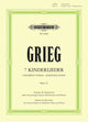Book cover of: 7 Children's Songs Op. 61
