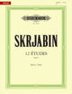 Book cover of: 12 Etudes Op. 8 for Piano