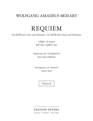 Requiem in D minor K626 (Violin 2 Part)